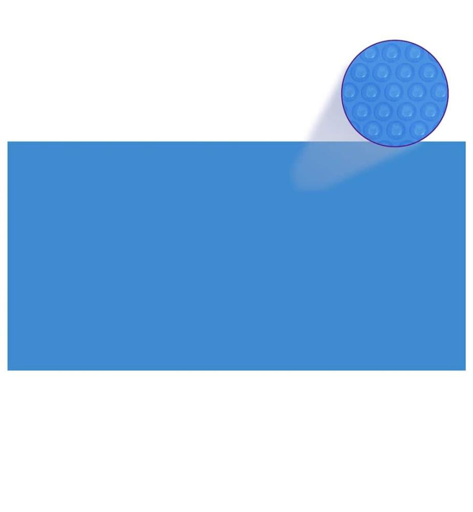 Poolabdeckung Blau 488×244 cm PE