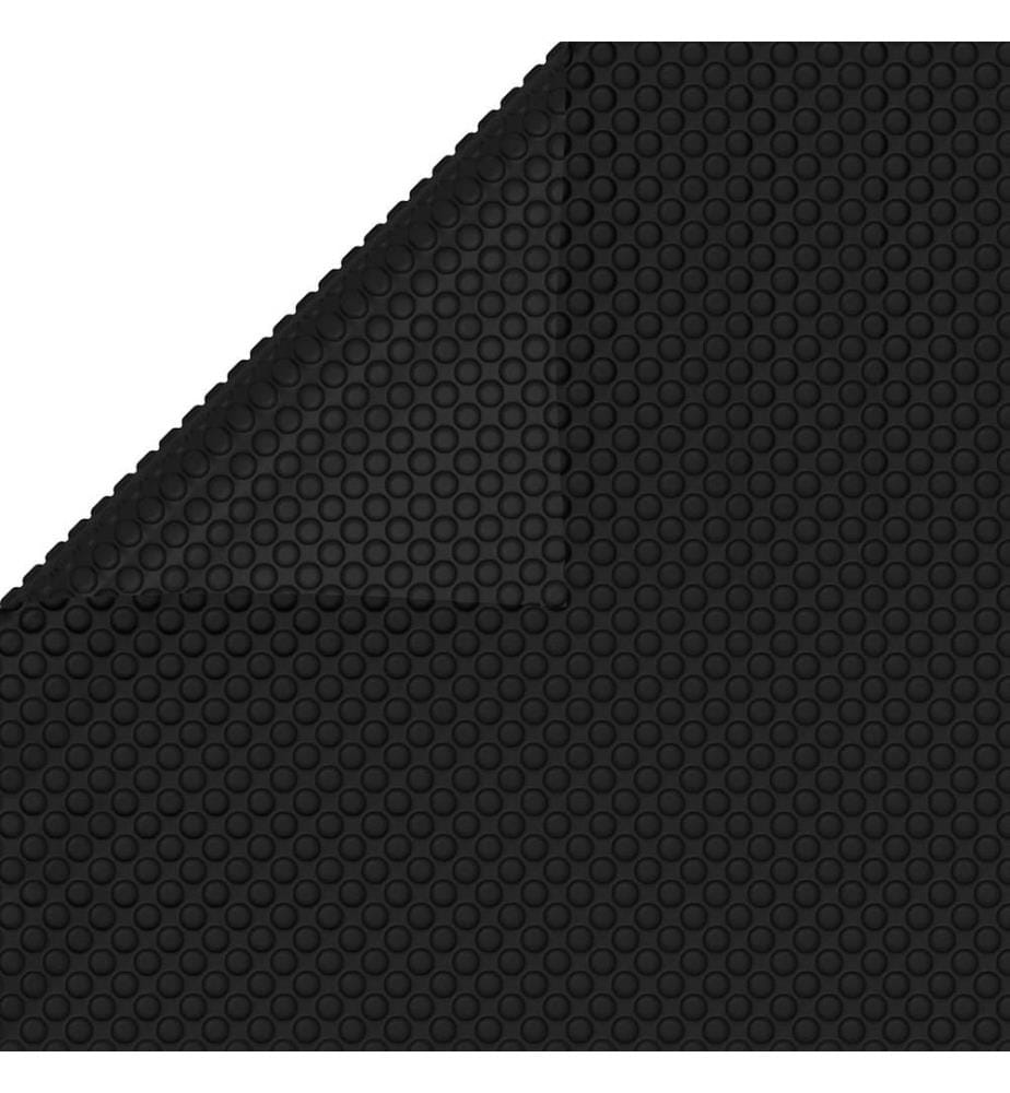 Poolabdeckung Schwarz 400×200 cm PE