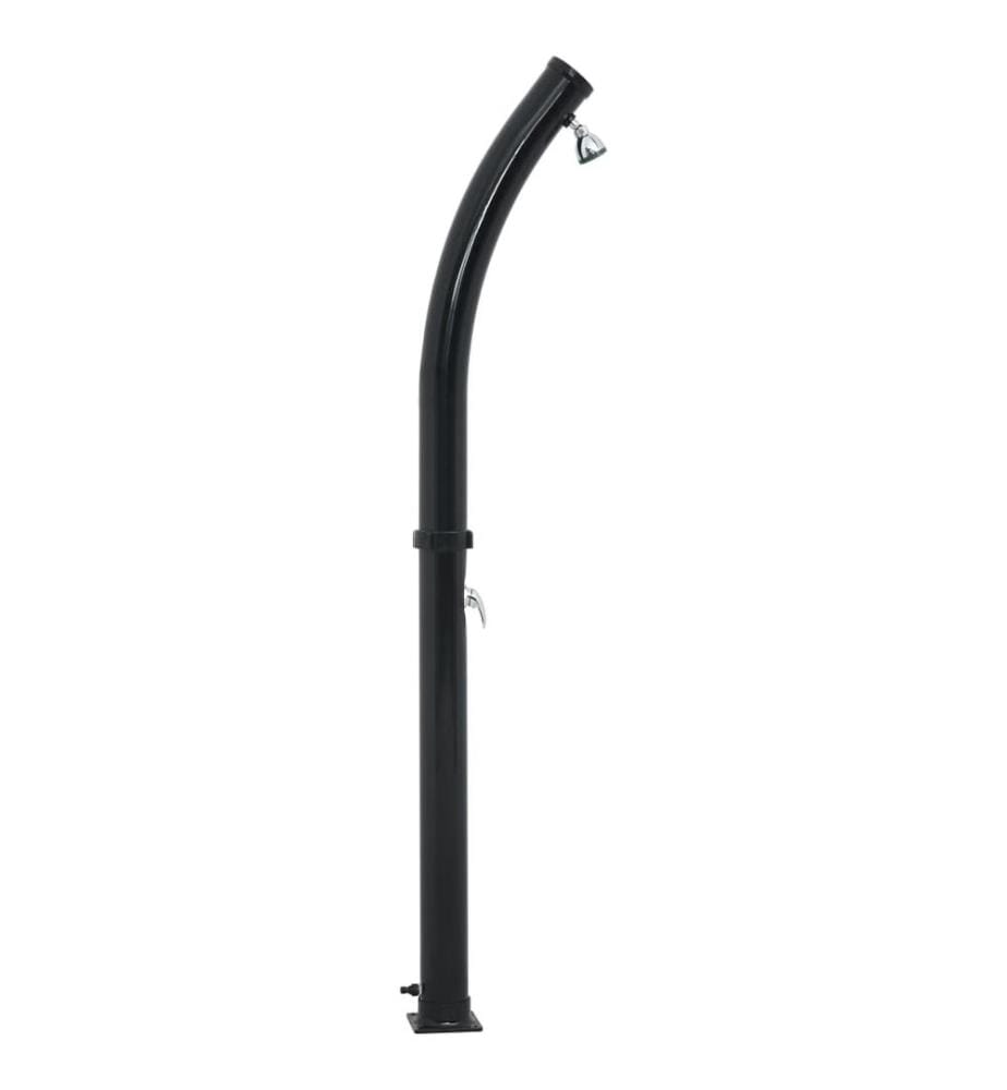 Solardusche Schwarz 214 cm 20 L