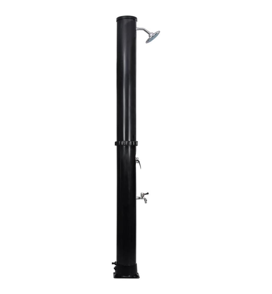 Douche solaire d'extérieur avec pomme de douche et robinet 40 L