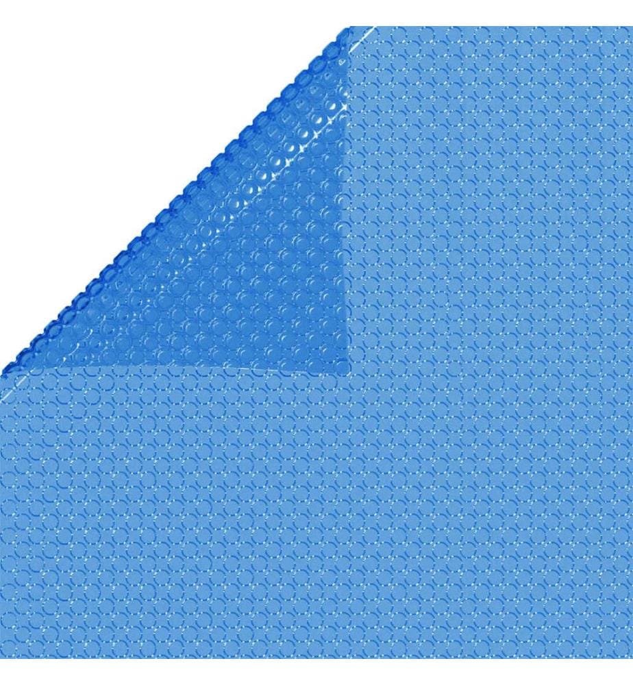 Couverture de piscine rectangulaire 1000x600 cm PE Bleu