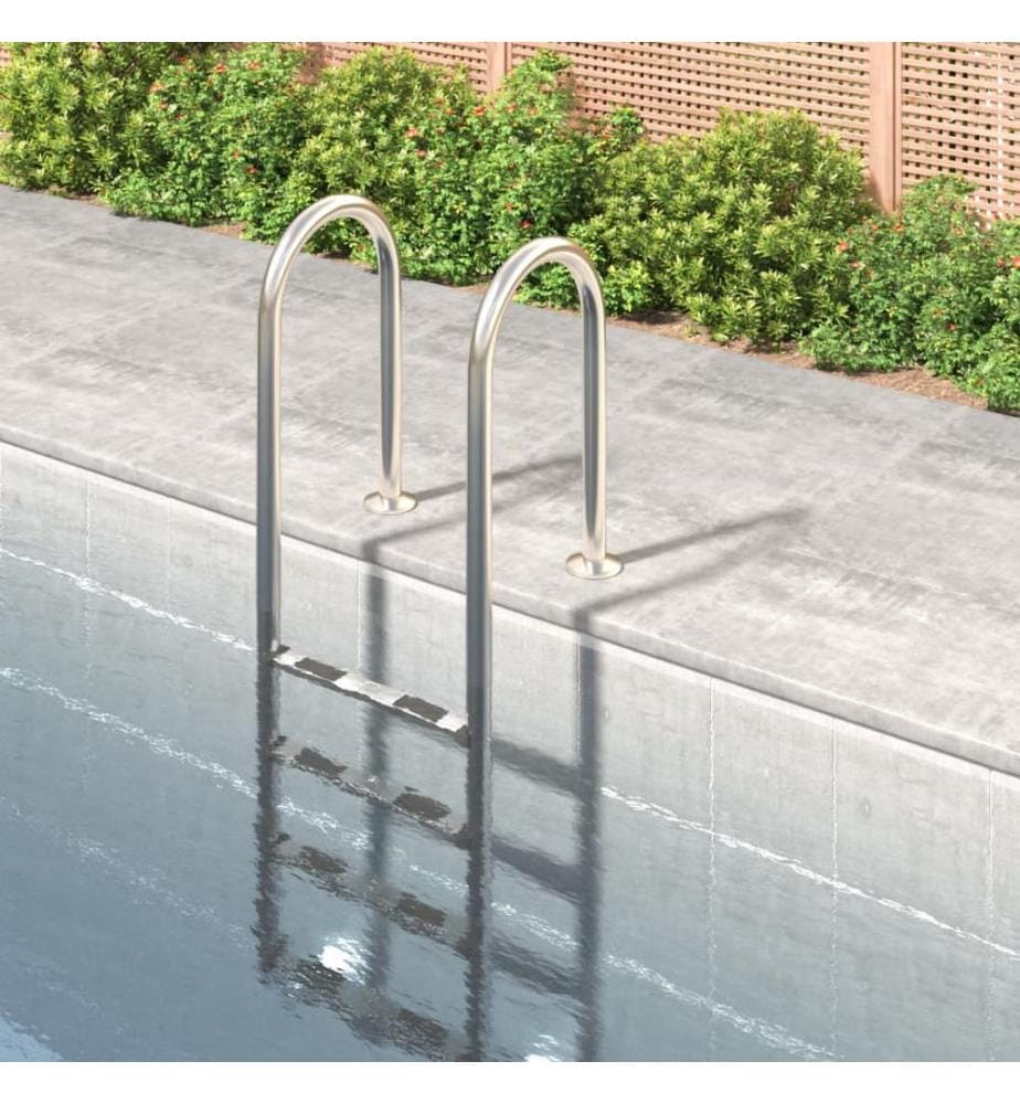 Pool-Leiter 54x38x184,5 cm Edelstahl 304