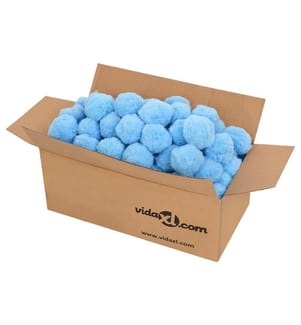Pool-Filterbälle Antibakteriell Blau 700 g Polyethylen
