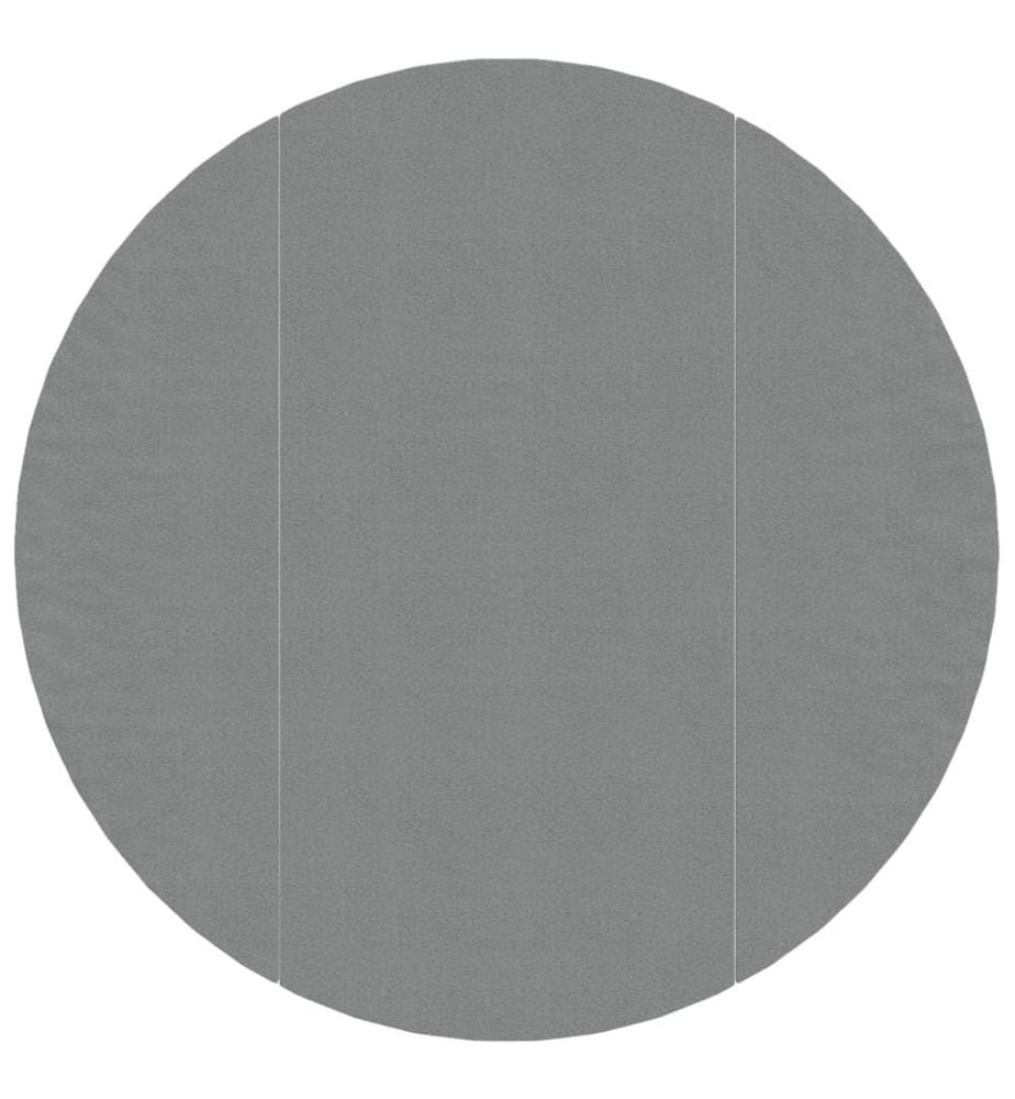 Pool-Bodentuch Hellgrau Ø366 cm Polyester Geotextil