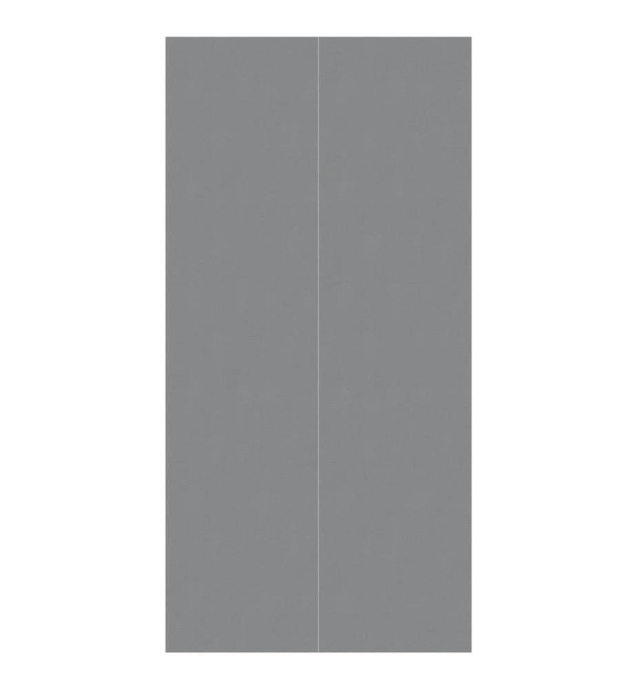 Bâche de piscine gris clair 500x250 cm géotextile polyester