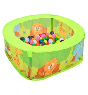 Piscine à balles avec 300 balles pour enfants 75x75x32 cm