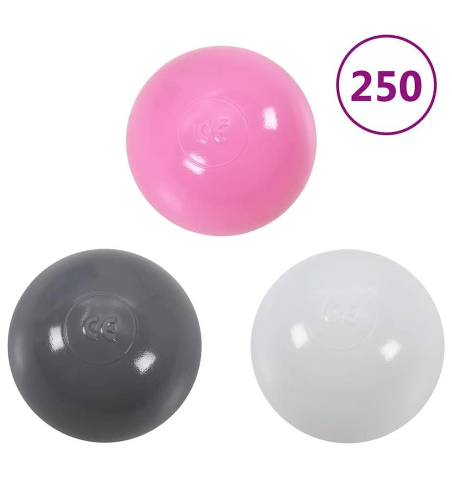 Ball pit with 300 balls for children 75x75x32 cm