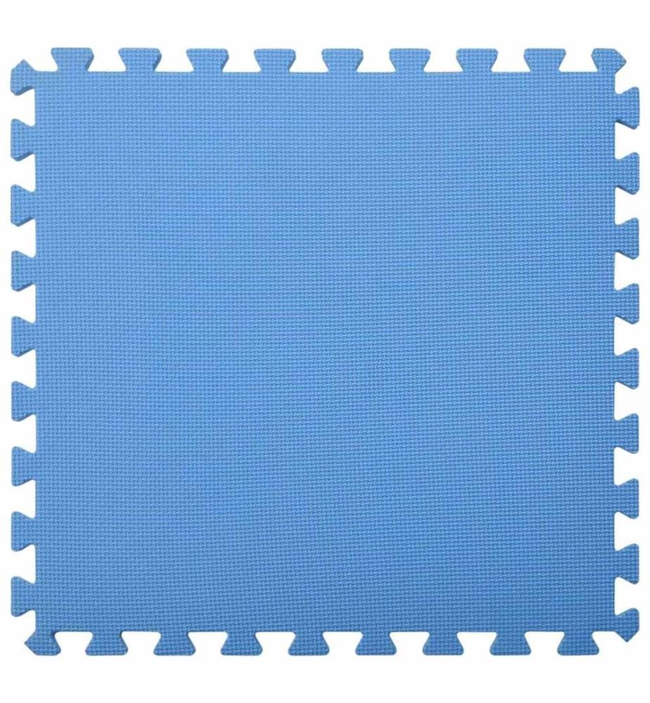 vidaXL Tapis de sol de piscine 6 pcs Bleu 2,16 ? Mousse EVA