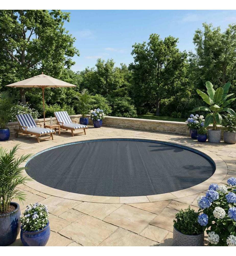 vidaXL Couverture de piscine solaire extra épaisse Ø 417 cm 400 µm