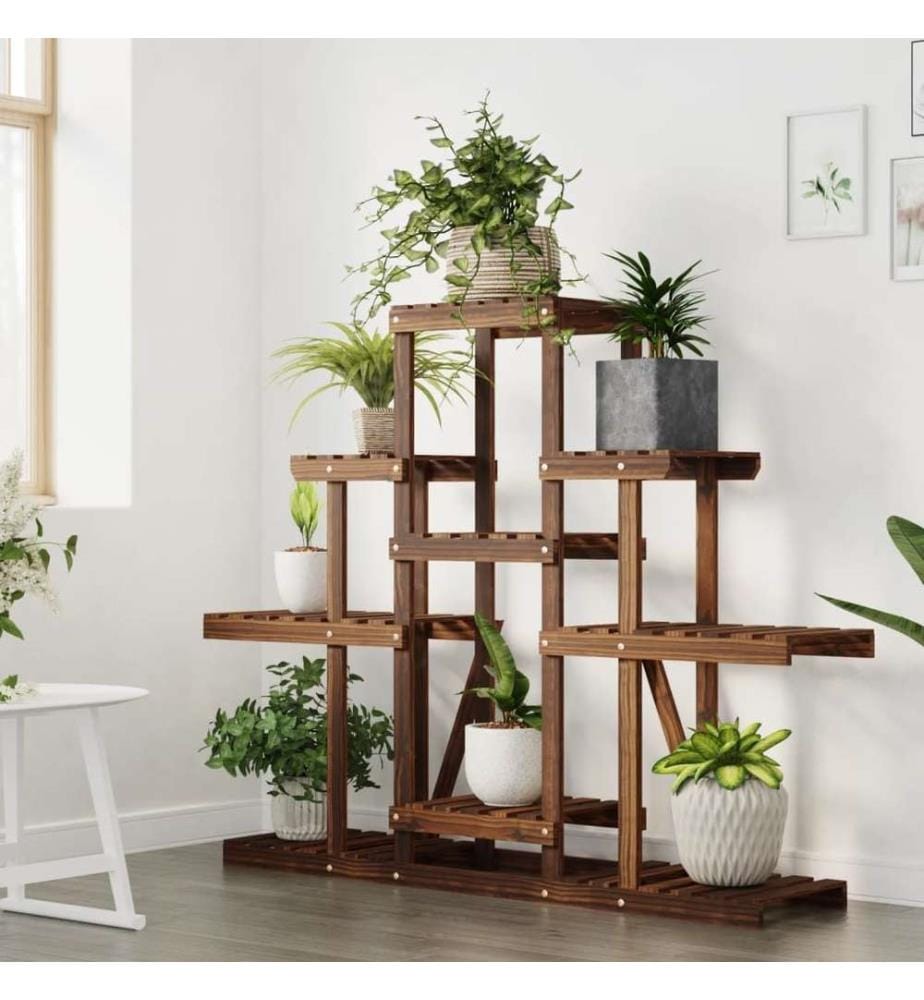 Blumenständer 110x25x96 cm Massivholz Tanne