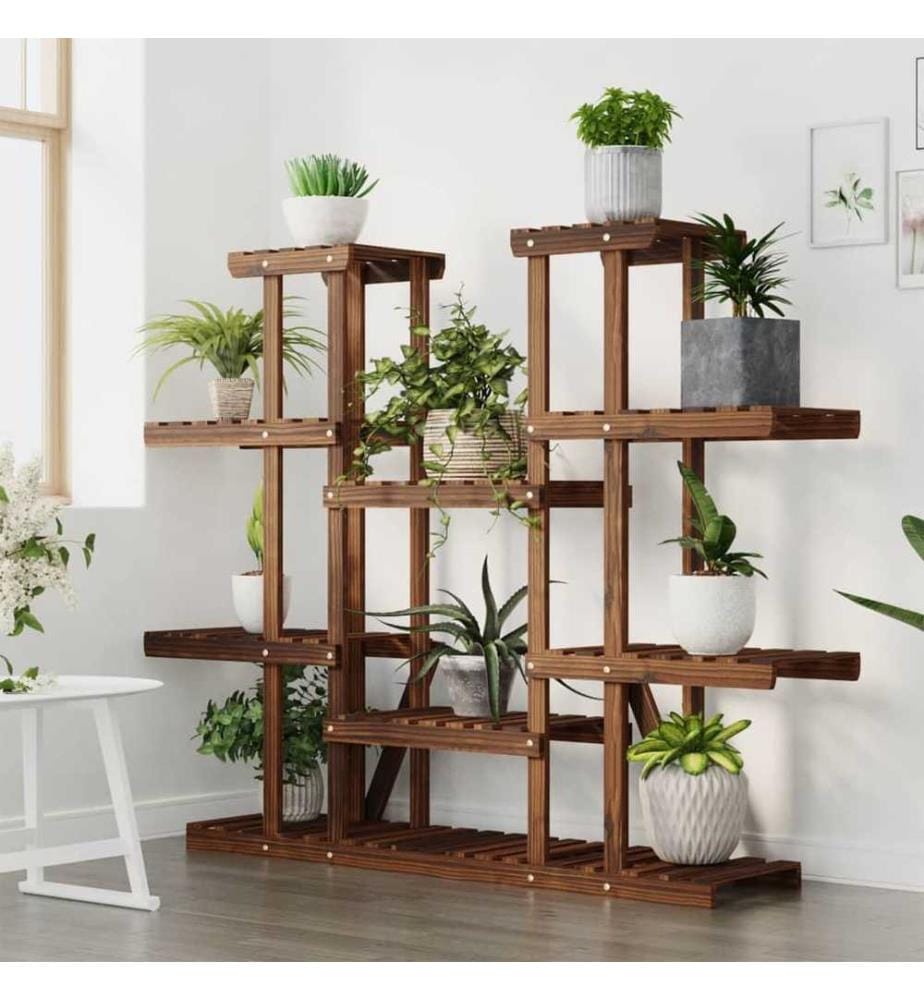 Blumenständer 110x25x110,5 cm Massivholz Tanne