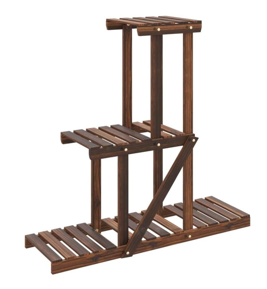 Blumenständer 81x25x75,5 cm Massivholz Tanne