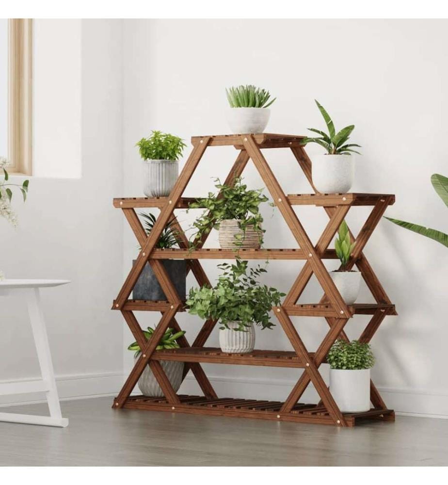 Blumenständer 110x25x105 cm Massivholz Tanne