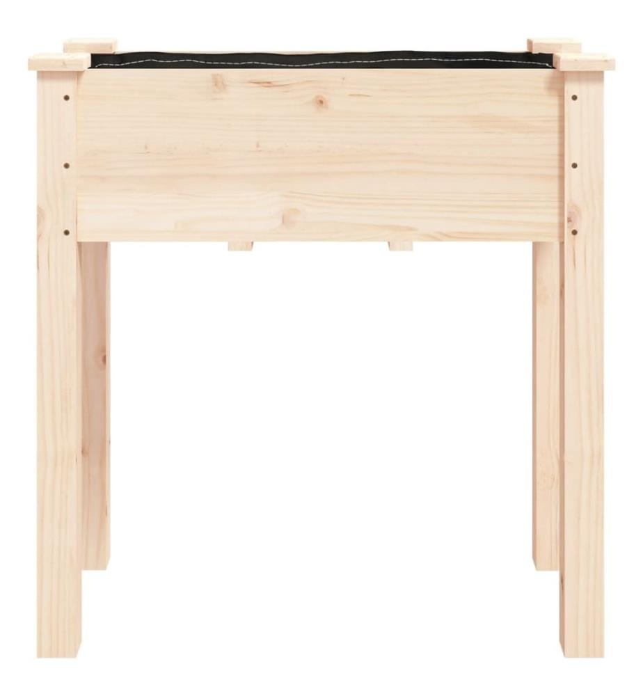 Pflanzkübel mit Einsatz 71x37x76 cm Massivholz Tanne