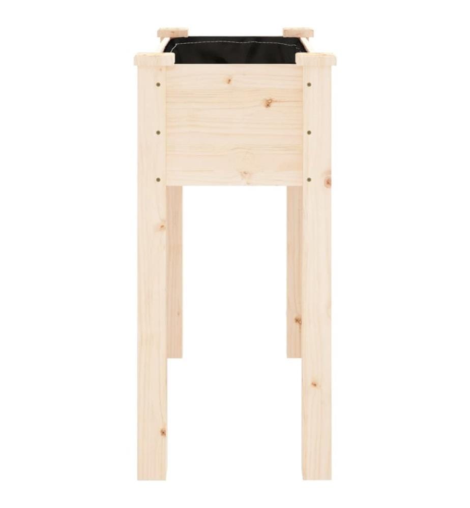 Pflanzkübel mit Einsatz 71x37x76 cm Massivholz Tanne
