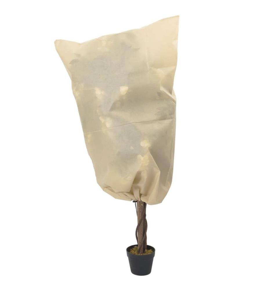 Wintervlies mit Kordelzug 12 Stk. 70 g/m² 0,8x0,8 m