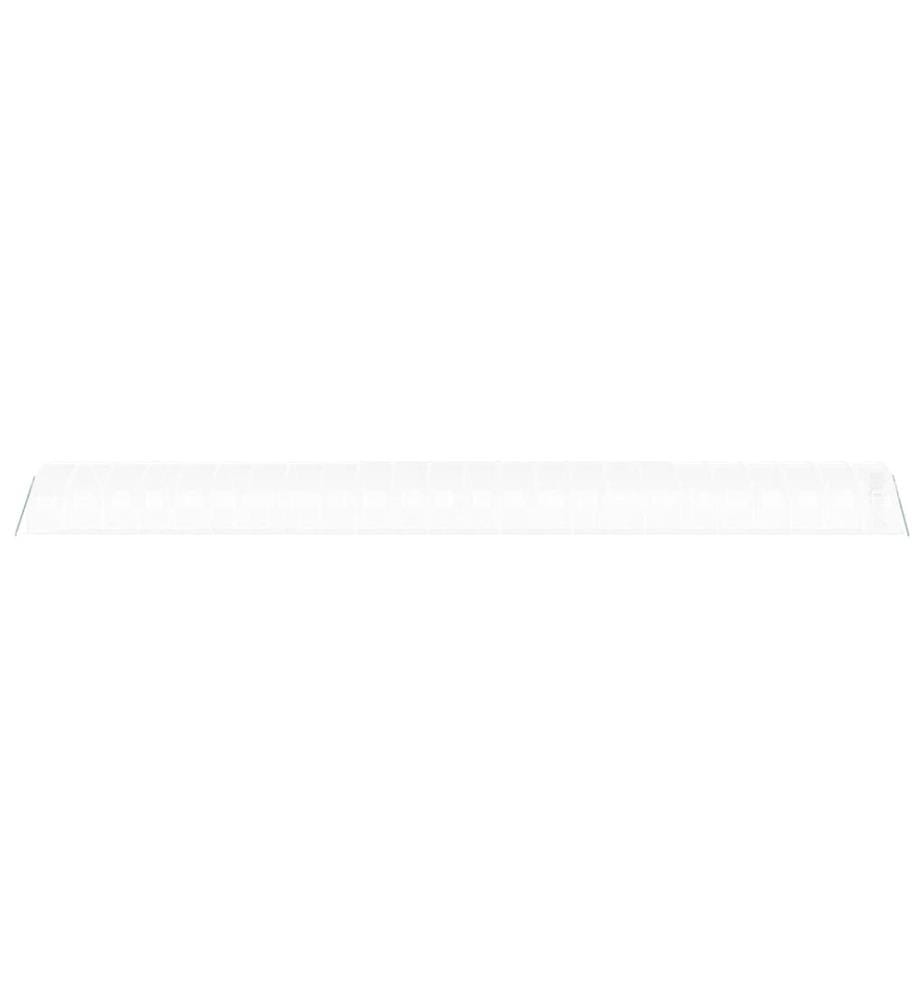 Gewächshaus mit Stahlrahmen Weiss 72 m² 24x3x2 m