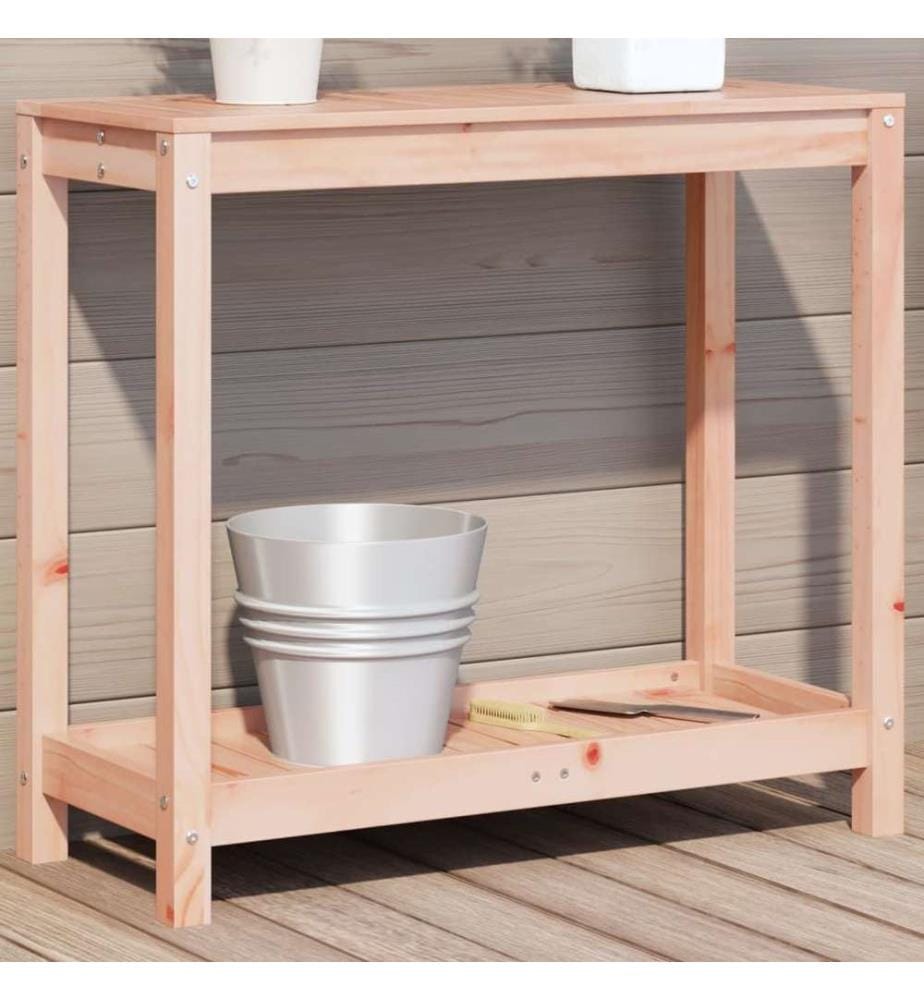 Pflanztisch mit Ablage 82,5x35x75 cm Massivholz Douglasie