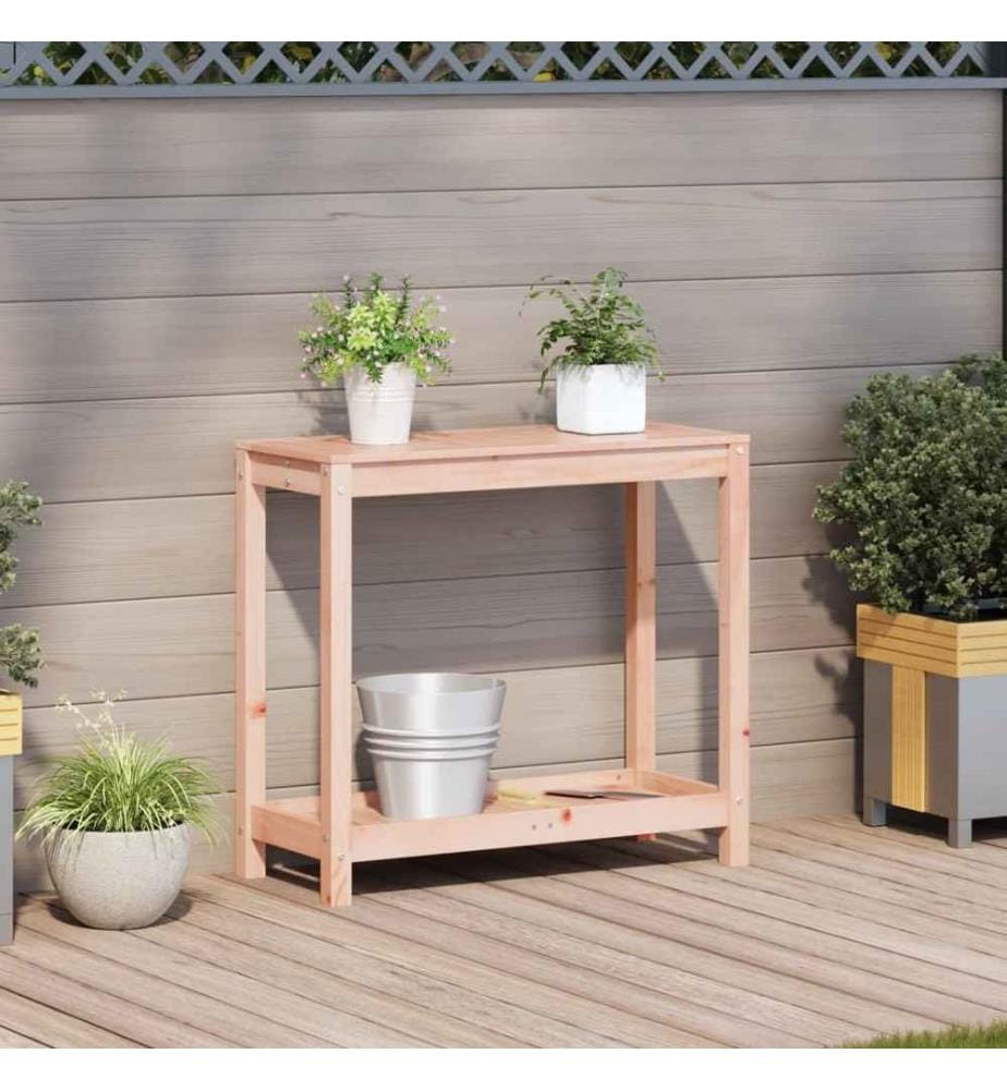 Pflanztisch mit Ablage 82,5x35x75 cm Massivholz Douglasie