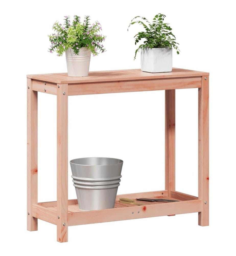 Pflanztisch mit Ablage 82,5x35x75 cm Massivholz Douglasie