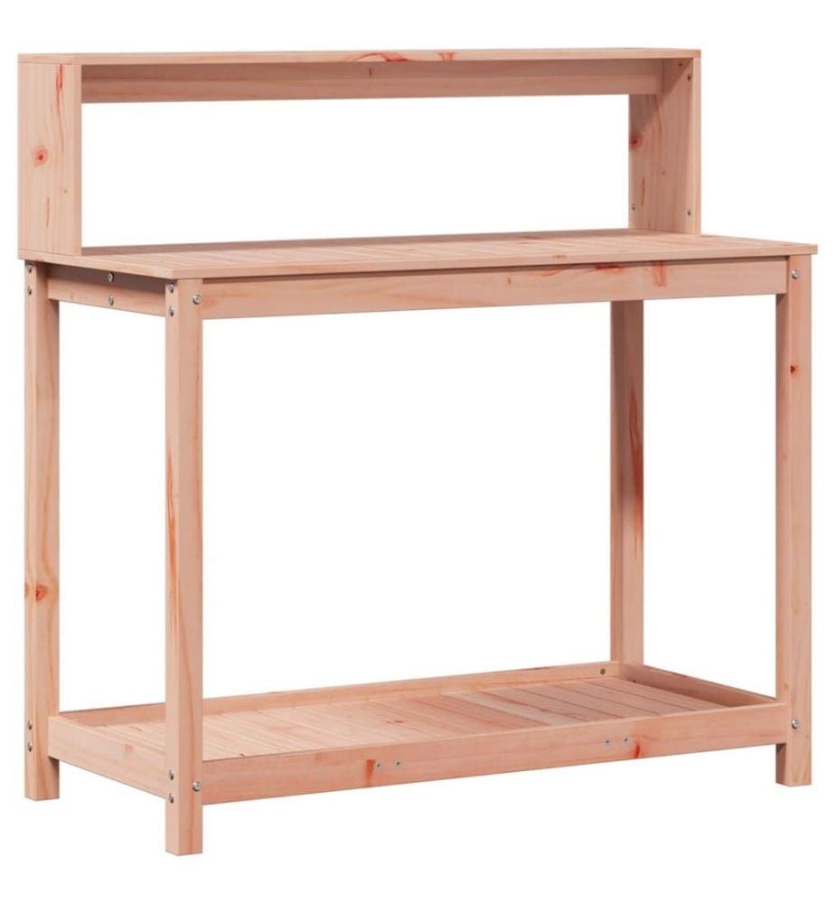 Pflanztisch mit Ablagen 108x50x109,5 cm Massivholz Douglasie