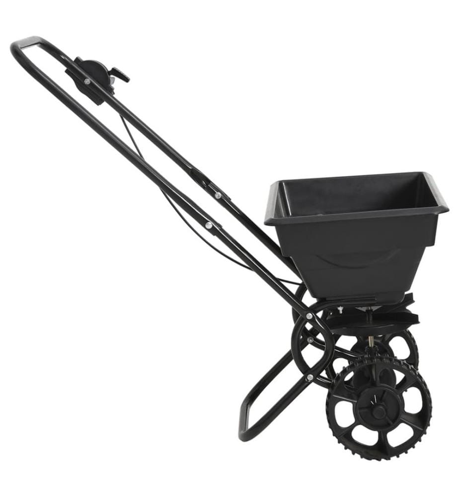 Handstreuwagen Salzstreuer PVC und Stahl 92x46x70 cm 15 L