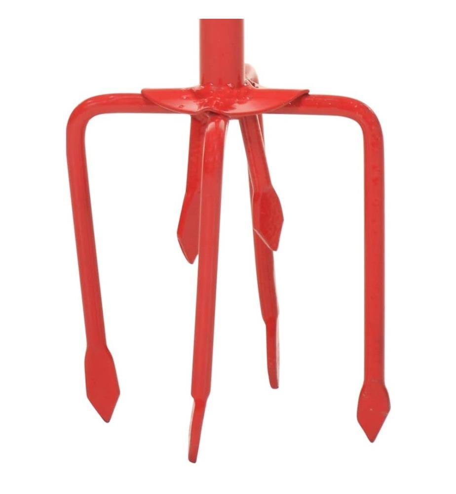 Gartenkralle Rot Stahl