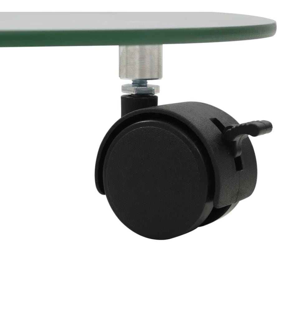 Pflanzenroller 4 Stk. 28 cm Hartglas Rund