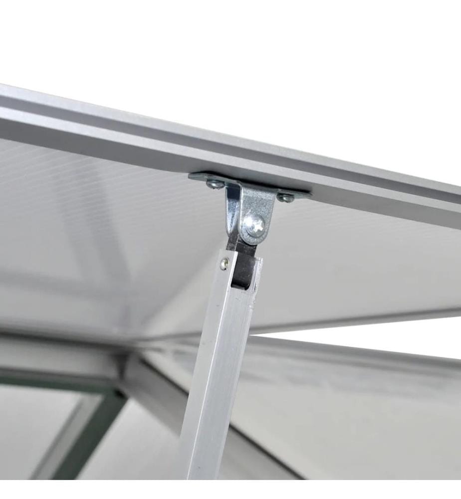 Gewächshaus Verstärkt Aluminium 10,53 m²