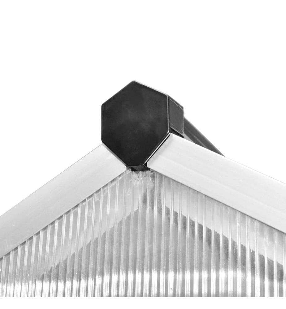Gewächshaus Verstärkt Aluminium 10,53 m²