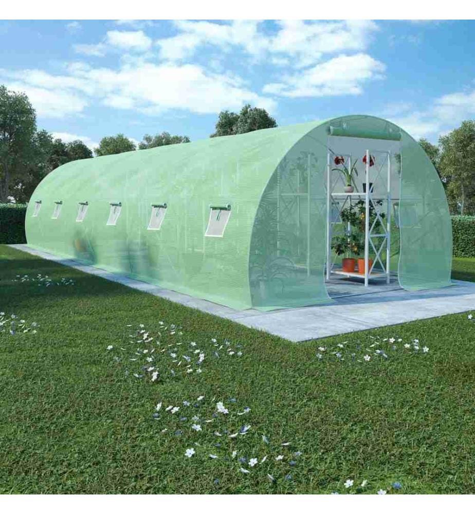 Gewächshaus 27m² 900x300x200 cm