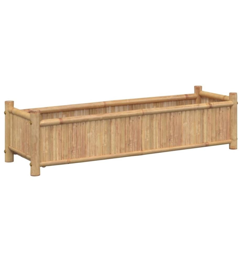 Pflanzkübel 100x30x25 cm Bambus