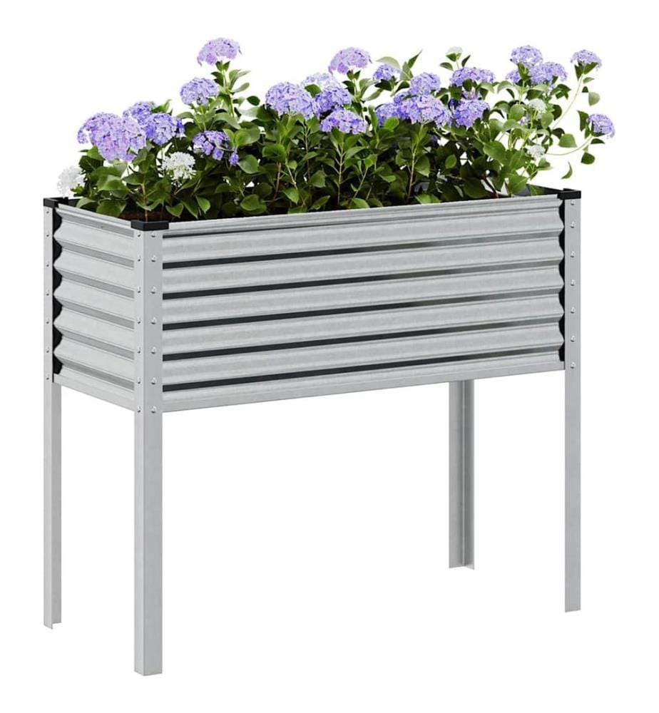 Garten-Pflanzgefäss 100 x 45 x 90 cm Verzinkter Stahl
