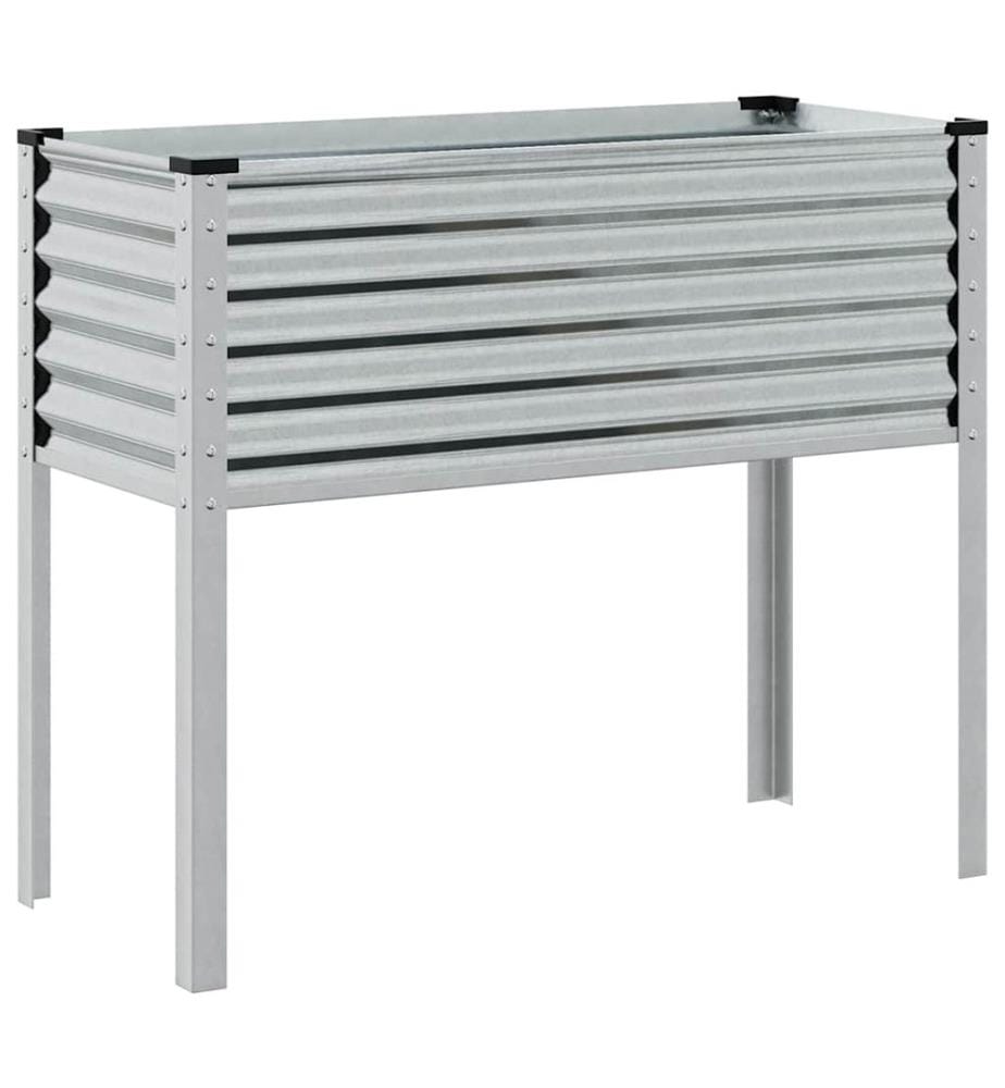 Garten-Pflanzgefäss 100 x 45 x 90 cm Verzinkter Stahl