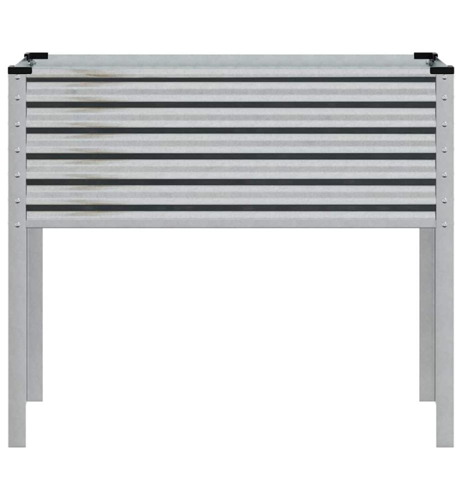 Garten-Pflanzgefäss 100 x 45 x 90 cm Verzinkter Stahl