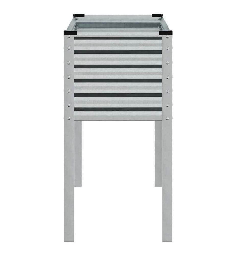Garten-Pflanzgefäss 100 x 45 x 90 cm Verzinkter Stahl