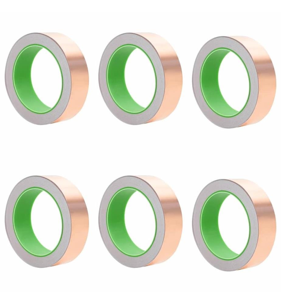 vidaXL Kupferband zum Schneckenschutz 6 pcs Kupfer 30 mm x 20 m Kupfer