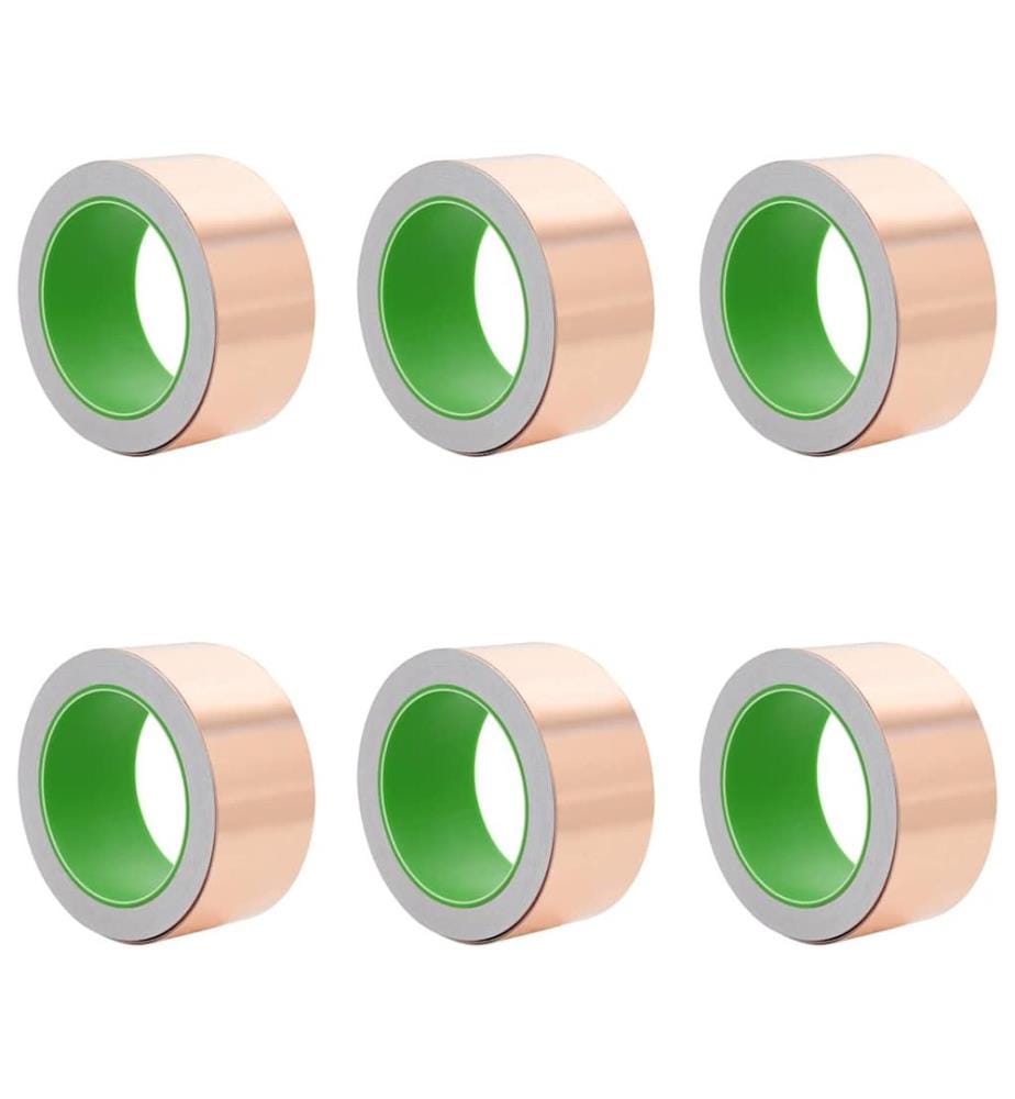 vidaXL Ruban en cuivre pour la protection des escargots 6 pcs Cuivre