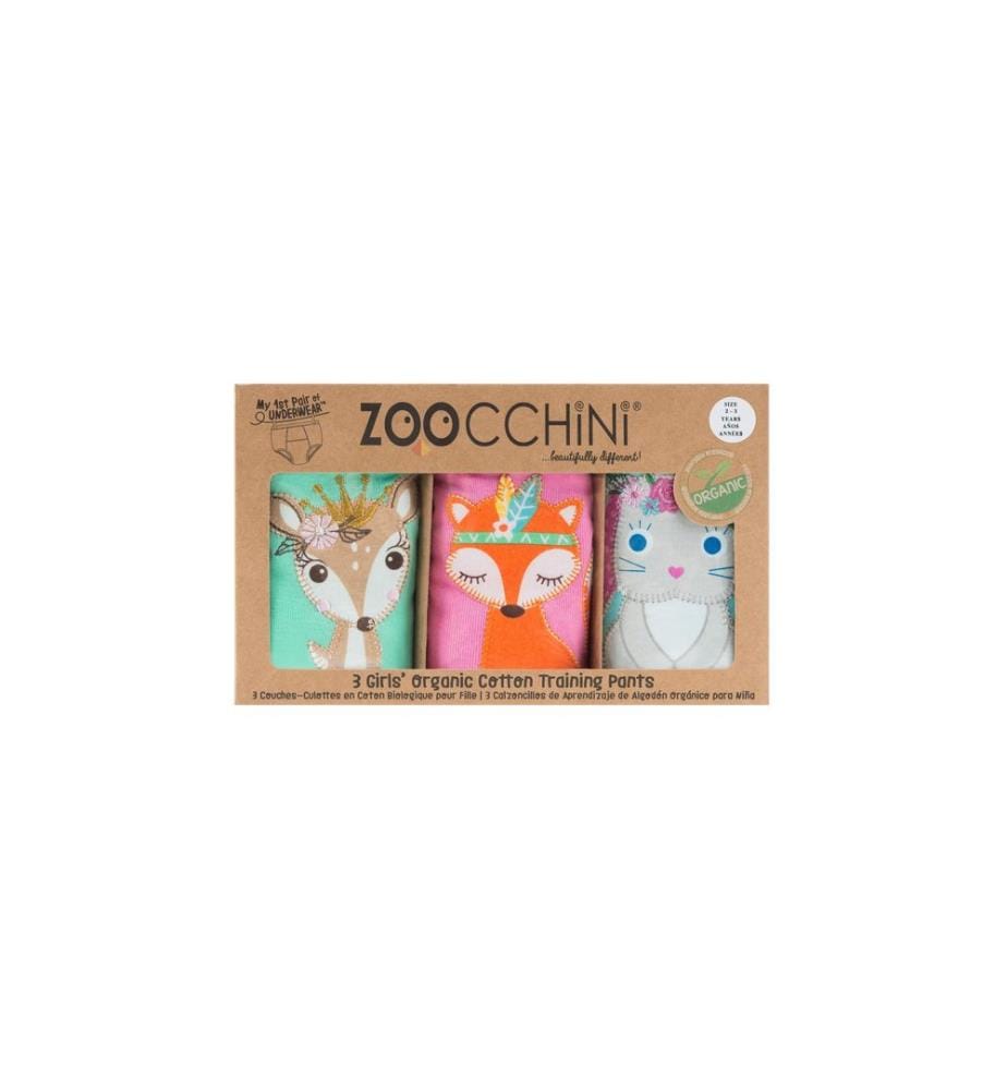 Zoocchini - Pantalon d'entraînement Ensemble de 3 filles Princesse de la forêt Taille S