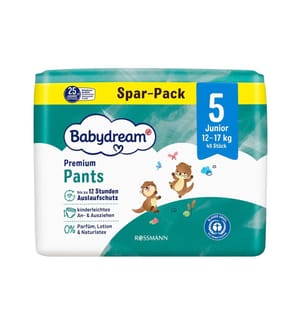 Babydream - Couches Premium Pants Jumbopack 40 pièces, taille 5