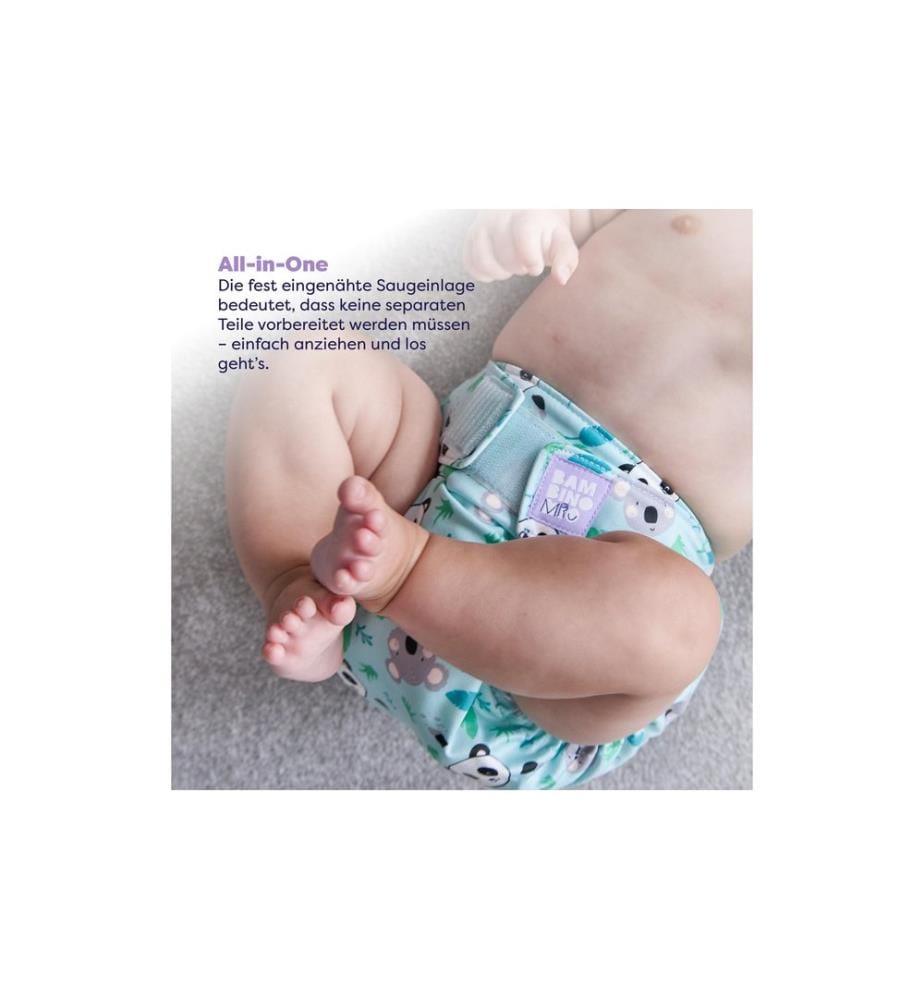 Bambino Mio Revolutionäre Stoffwindeln Tierfreunde Grösse 0