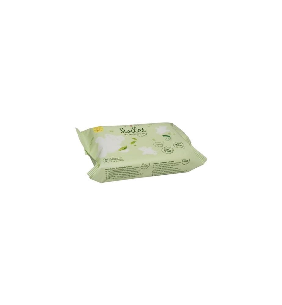 Swilet Feuchttücher Traveller Bio, 20 Stück