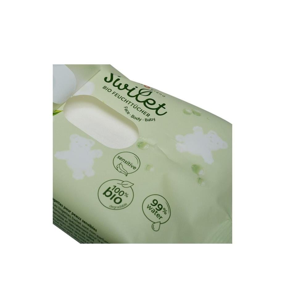 Swilet Feuchttücher Traveller Bio, 20 Stück