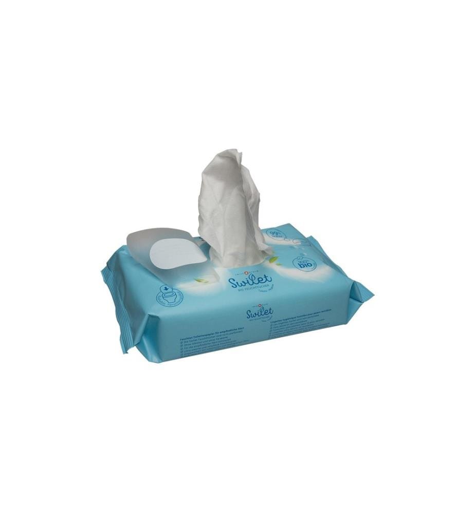 Swilet Feuchte Toilettentücher für die Toilette, Bio, 12 x 54 Stk.