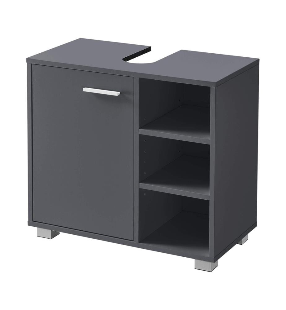 Mobiletto Narvik 56x60x31 cm 3 vani portaoggetti