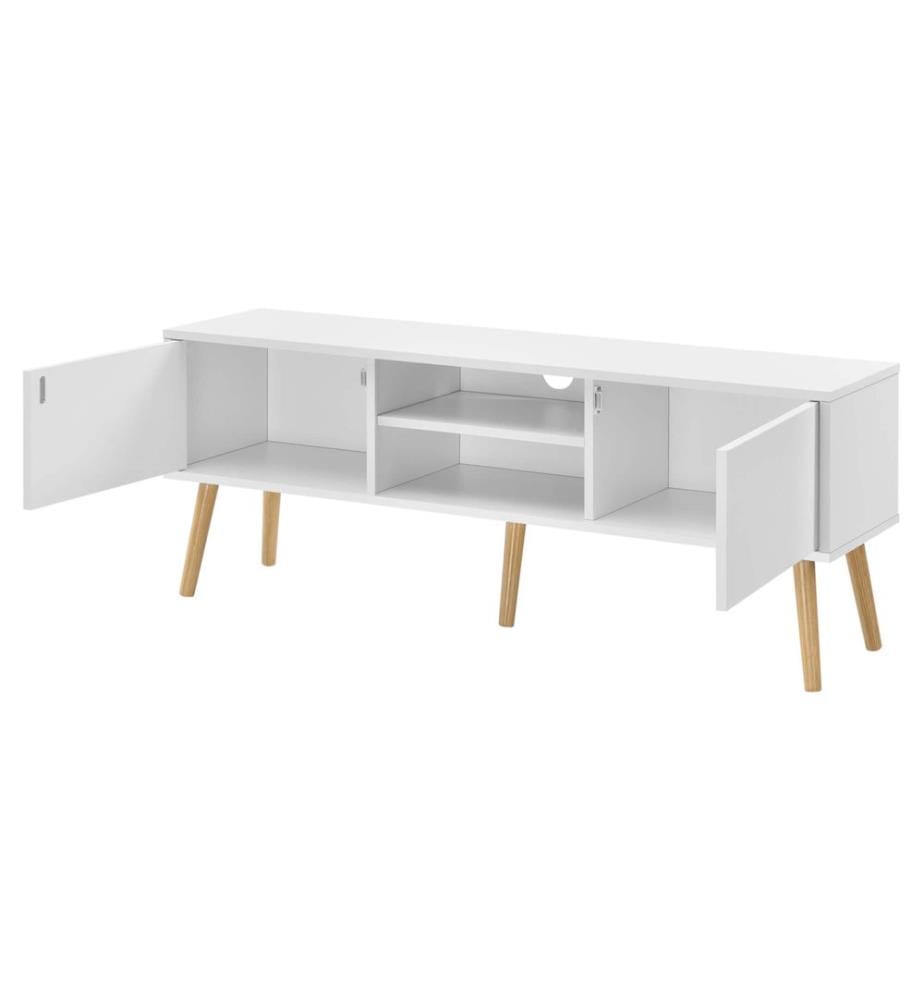 Mobile TV Eskilstuna 120 x 29,5 x 46,5 cm con 2 ante per armadio
