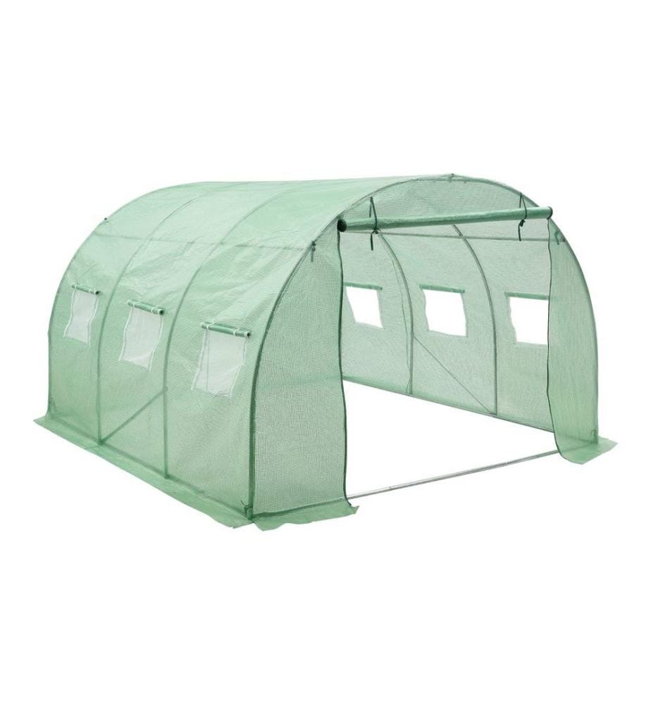 Tunnel per serre Dornbirn 300x300x200 cm Pellicola reticolare PE verde