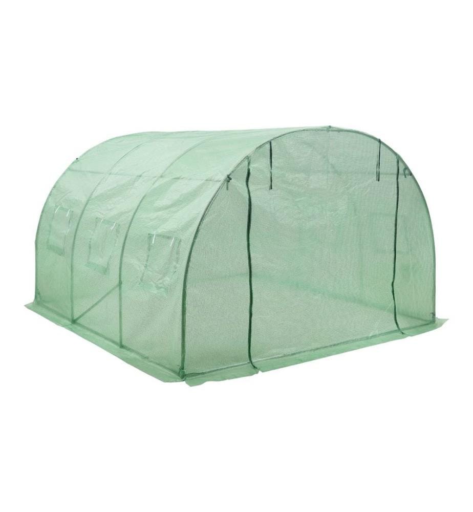 Tunnel per serre Dornbirn 300x300x200 cm Pellicola reticolare PE verde