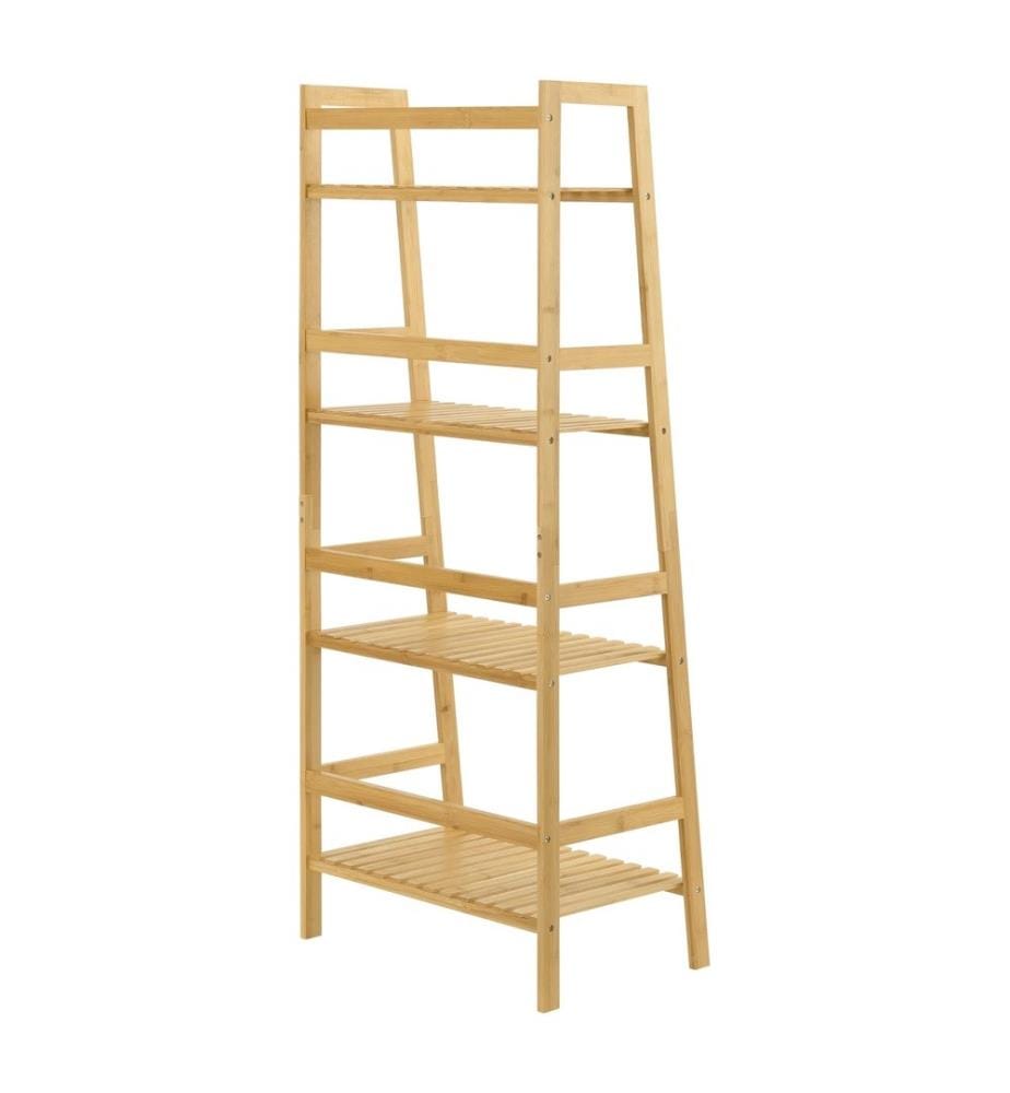 Scaffale in bambù Vinje 48x32x123 cm