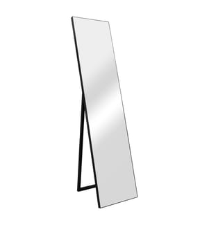 Specchio Barletta 150x35 cm inclinabile nero